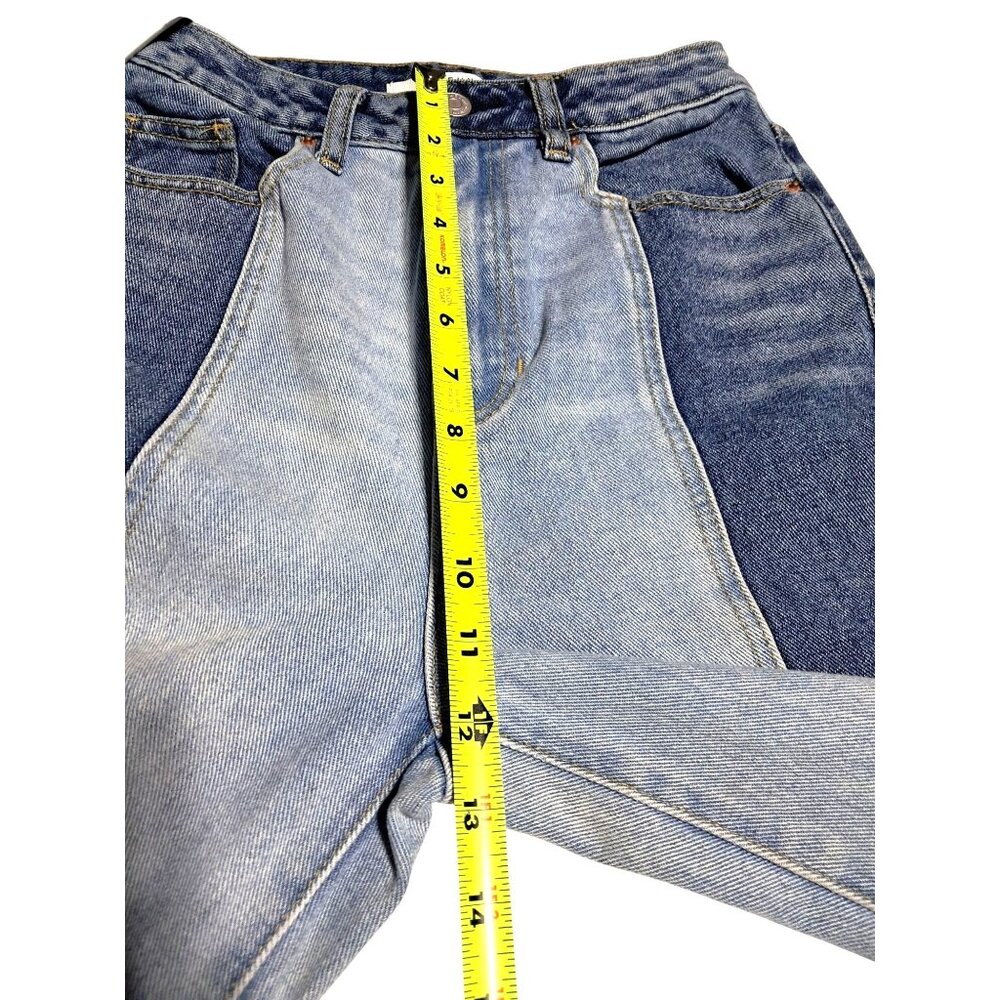 PacSun 90s Boyfriend Jeans Womens Size 25 Blue Two-Tone Denim Vintage - Picture 5 of 14